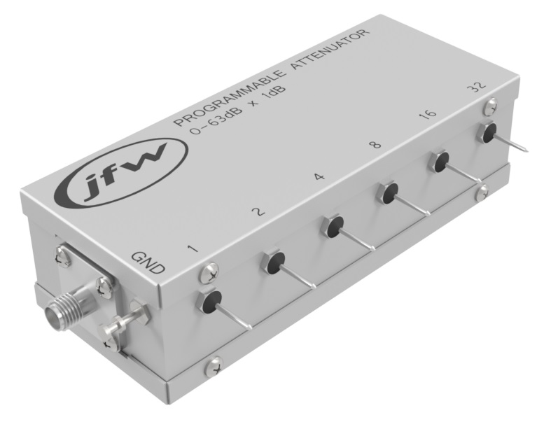 50 Ohm Relay Programmable Attenuator with SMA female and Attenuation Range 0 to 95dB by 1dB steps