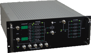 Block Diagram Panel Block Diagram on Front Panel w/LED Indicators