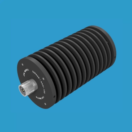 100 Watt fixed attenuator with 50 Ohm N male/female connectors