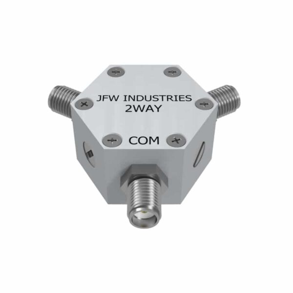 JFW model 50PD-016 resistive 2way power divider/combiner with 50 Ohm SMA female connectors