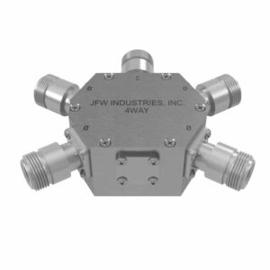 JFW model 50PD-631 resistive 4way power divider/combiner with 50 Ohm N female