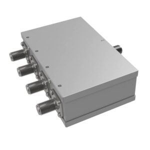4-way reactive power divider/combiner with F female