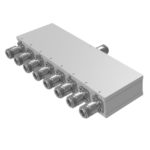 8-way reactive power divider/combiner with 75 Ohm N female