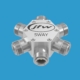 JFW model 50PD-136 resistive 5way power divider/combiner with 50 Ohm N female connectors