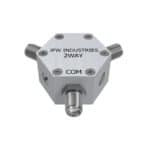 JFW model 50PD-478 resistive 2way power divider/combiner with 50 Ohm SMA female connectors