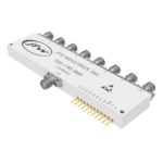50 Ohm absorptive 1P8T solid-state 18GHz RF switch with SMA female