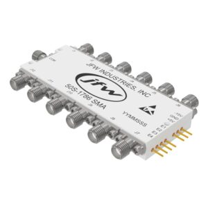 50 Ohm absorptive 1P12T solid-state 18GHz RF switch with SMA female