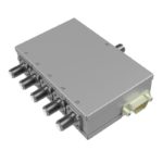 75 Ohm absorptive 1P5T solid-state RF switch with F female