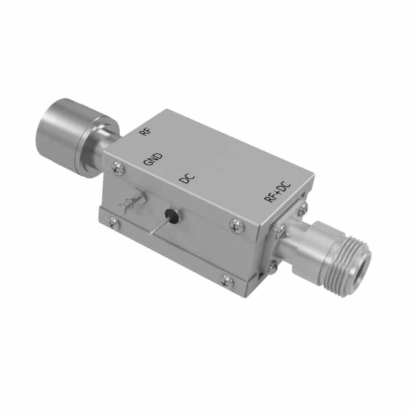 Model 50BT-029 bias tap with 50 Ohm N male/female connectors