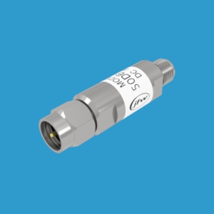 JFW model 50DB-039 is a 50 Ohm DC Block with SMA male/female connectors