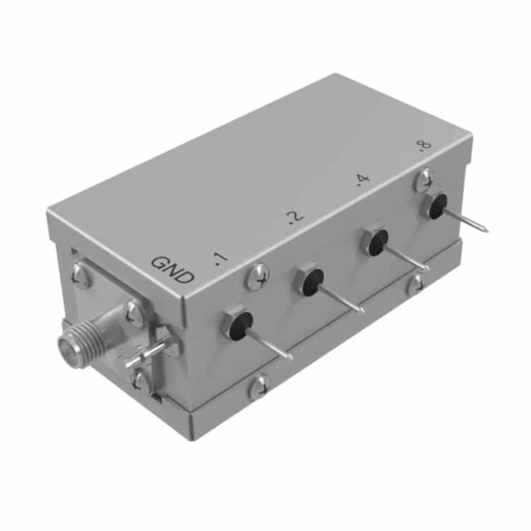50 Ohm relay programmable attenuator SMA female DC-2000MHz attenuation range 0 to 1.5dB by 0.1dB steps