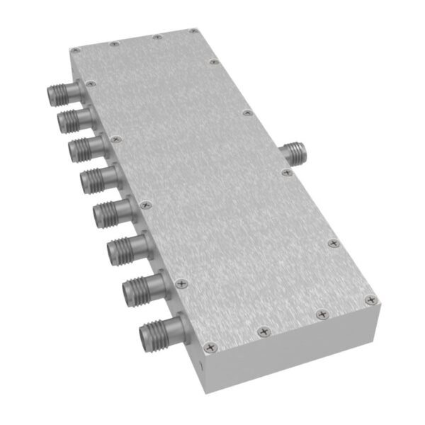 8-way power divider/combiner with SMA female