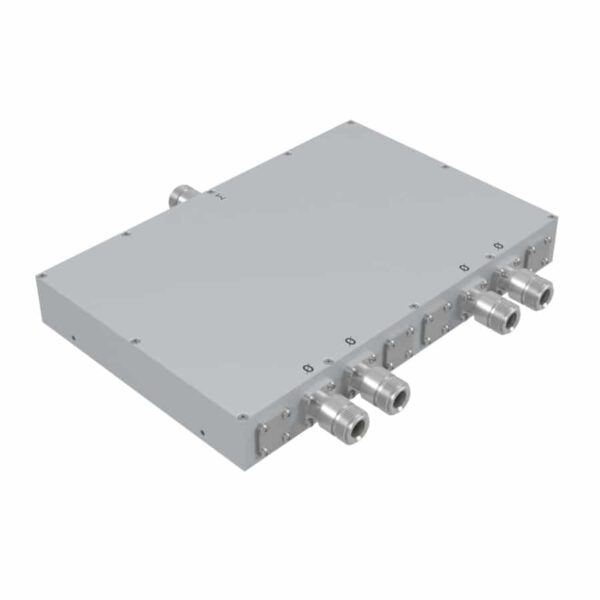 JFW model 50PD-759 high power 4way reactive power divider/combiner with 50 Ohm N female connectors