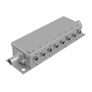 75 Ohm relay programmable attenuator BNC female DC-500MHz attenuation range 0 to 63.75dB by 0.25dB steps