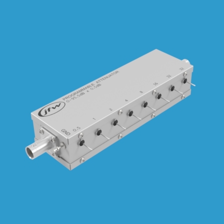 75 Ohm relay programmable attenuator BNC female DC-1000MHz attenuation range 0 to 95.5dB by 0.5dB steps