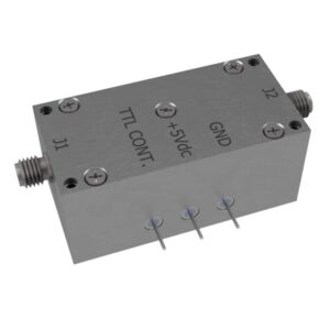 50 Ohm absorptive 1P1T solid-state switch with SMA female