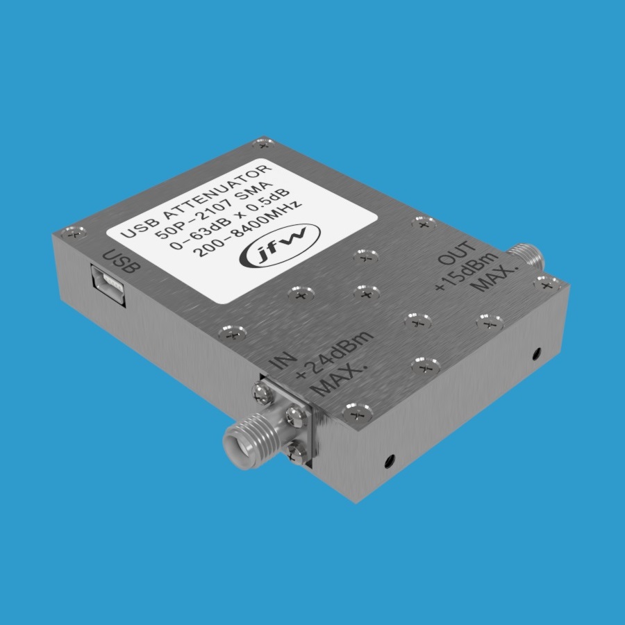 ATTENUATOR STEPPED SMA TYPE 50DR-079 JFW INDUSTRIES 0,10,20 & 0-10dB 