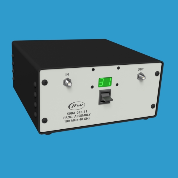 JFW model 50BA-022-31 2.9MM single attenuator with Ethernet/Serial control