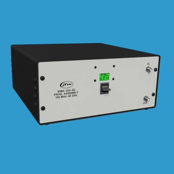 JFW model 50BA-024-62 2.9MM single attenuator with Ethernet/Serial control