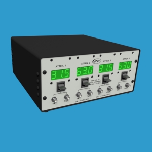 JFW model 50BA-045-63 SMA quad channel attenuator with Ethernet/Serial control