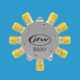 JFW model 50PD-871 resistive 8-way power divider/combiner with SMA female