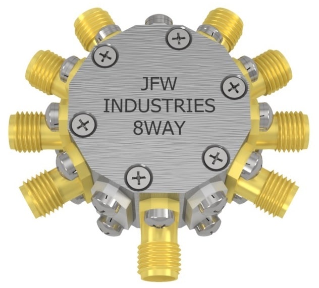 JFW model 50PD-871 resistive 8-way power divider/combiner with SMA female