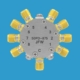 8-Way with Isolation Paths DC-6 GHz | 50PD-875 SMA