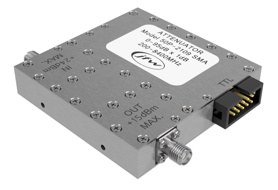 TTL controlled programmable attenuator