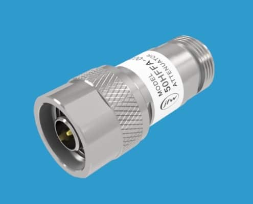 2 Watt Fixed Attenuator DC-6 GHz | 50HFFA-XXX-2/6 with N male/female