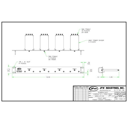 Power Divider/Combiner Assembly