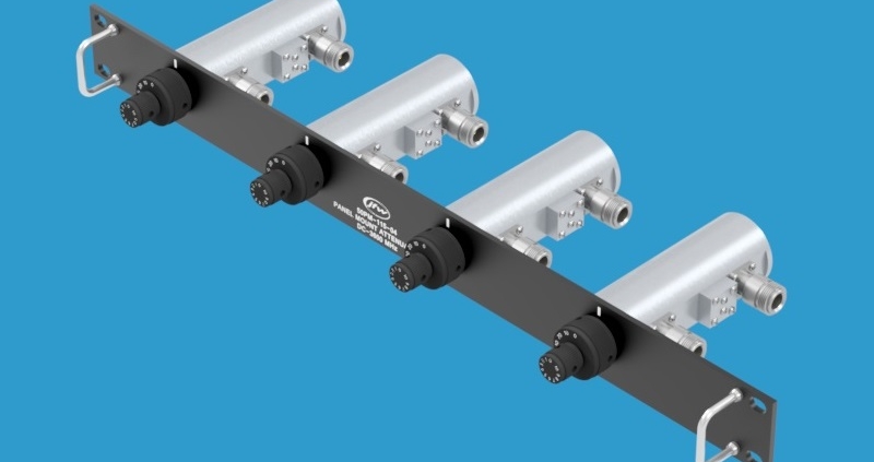 50 Ohm panel mounted manual attenuators